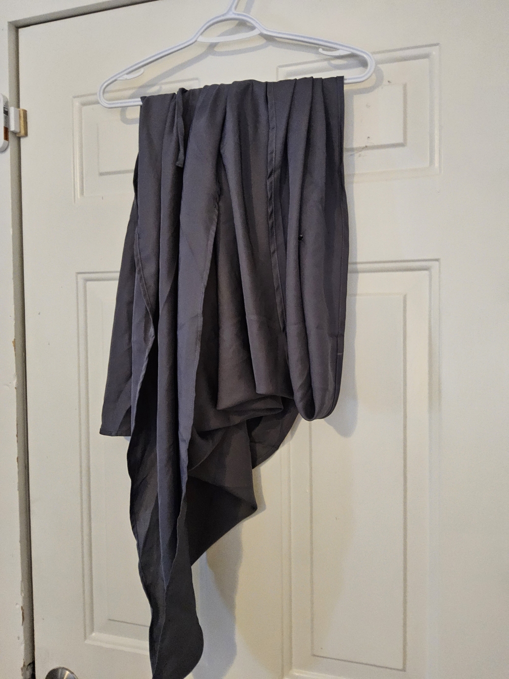 Modest Three Piece Jilbeb Set in Slate Gray *INCLUDING CAPE* - Picture 3 of 3